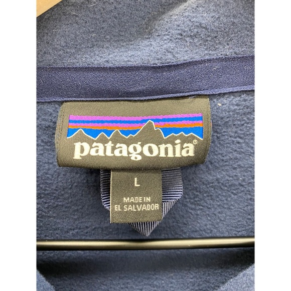 Patagonia Long Sleeve Solid 100% Polyester Sweater - Picture 6 of 8